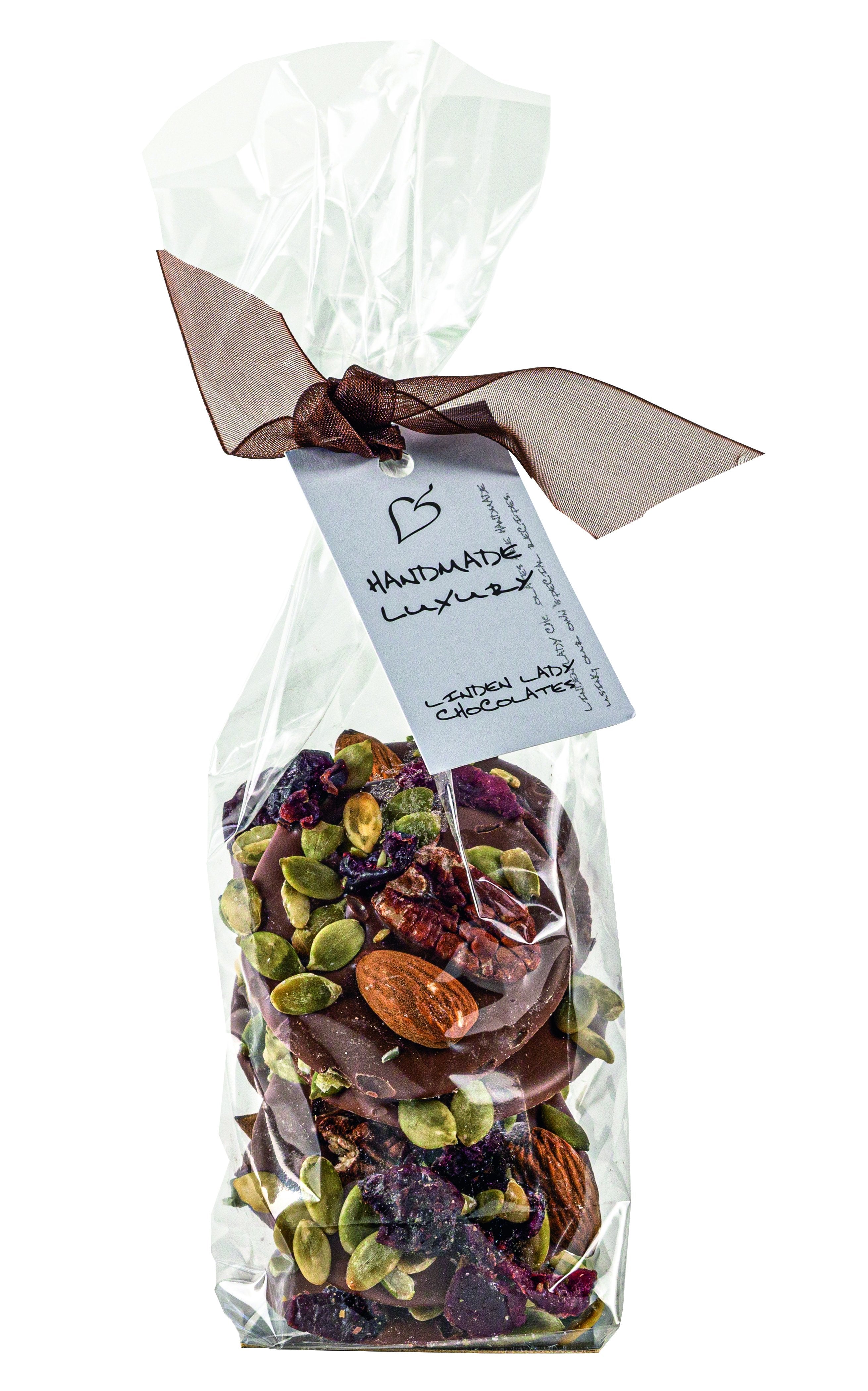 Linden Lady - Gift Bag of Milk Chocolate Mendiants