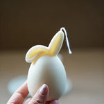 Load image into Gallery viewer, Goki Candle - Easter Bunny 1 Ear Down | Ivory Marshmallow
