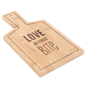 Something Different - Love At First Bite Bamboo Serving Board