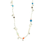 Load image into Gallery viewer, Pilgrim - Care Silver Plated Crystal &amp; Pearl Necklace

