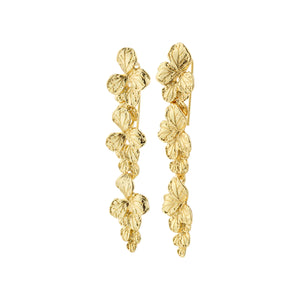 Pilgrim - Echo Gold Recycled Long Earrings