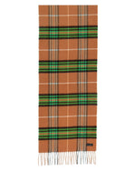 Load image into Gallery viewer, Fraas - Cashmink Tartan Scarf in Camel

