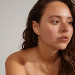 Load image into Gallery viewer, Pilgrim - Etine Gold Plated Chain Earrings
