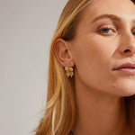 Load image into Gallery viewer, Pilgrim - Stefania Gold Recycled Earrings
