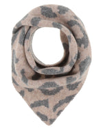 Load image into Gallery viewer, Fraas - Sustainability Edition Knitted Leopard Neck Scarf in Cashew
