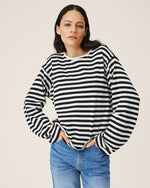 Load image into Gallery viewer, Moss Copenhagen - Bahara Pullover | Ice &amp; Black
