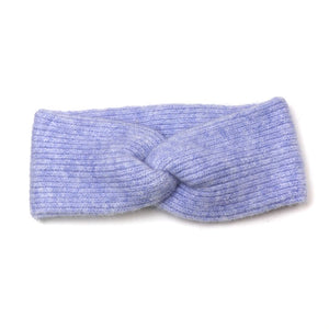 POM - Baby Blue Ribbed Knitted Headband