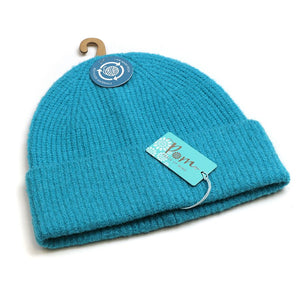POM - Bright Blue Recycled Knit Hat