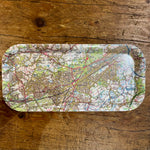 Load image into Gallery viewer, Weekend365 - Woking Map Melamine Snack Tray | Regional
