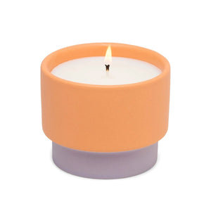 Paddywax UK - Colour Block Ceramic Candle (170g) -  Orange - Violet & Vanilla