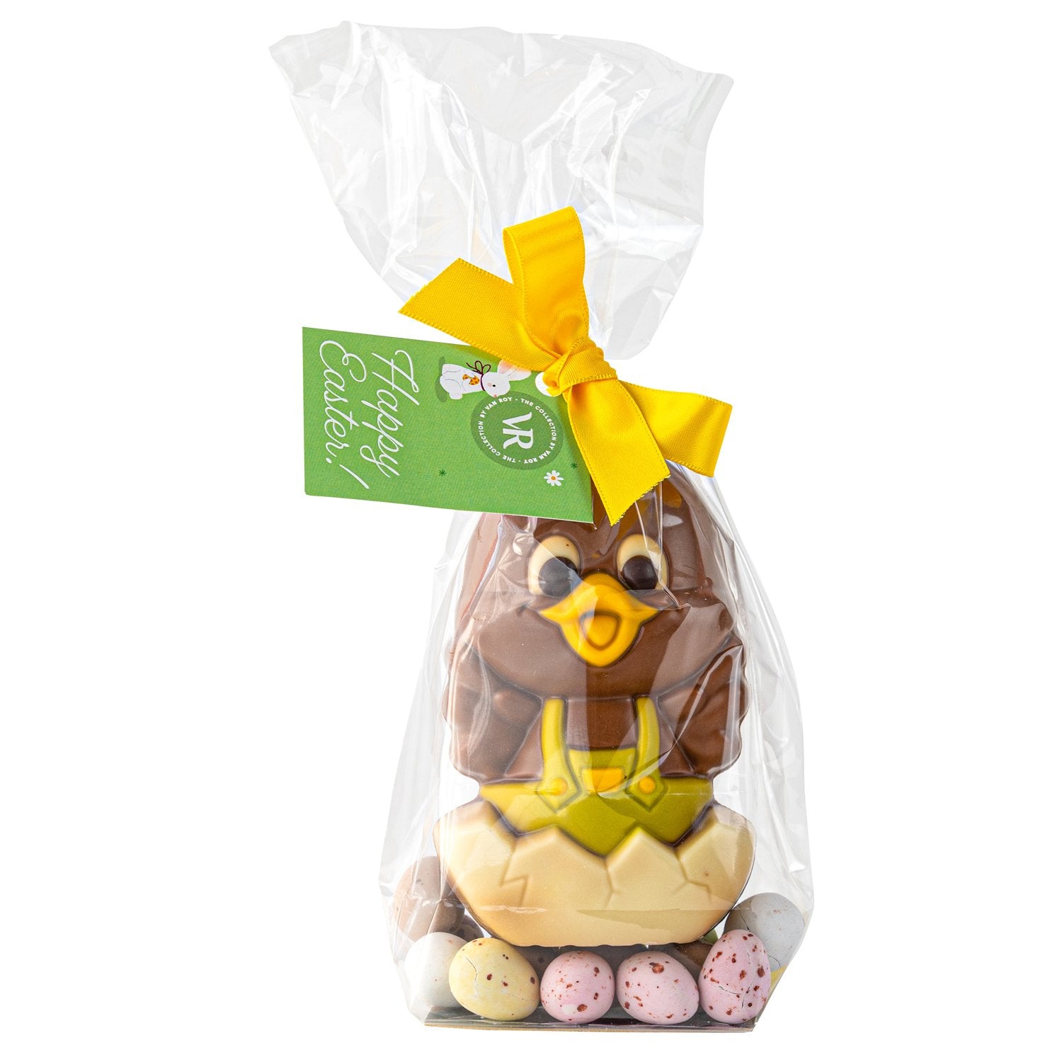 Van Roy - Belgian Chocolate Hollow Easter Hatching Duck with Mini Eggs
