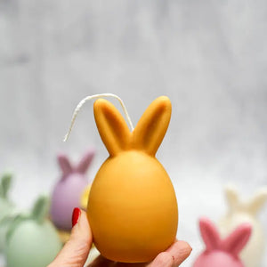 Goki Candle - Easter Bunny 2 Ears Up | Yellow Lemon & Lime