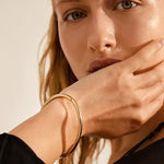 Load image into Gallery viewer, Pilgrim - Sophia Gold Plated Bangle
