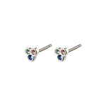 Load image into Gallery viewer, Pilgrim - Caily Silver Plated Multi Coloured Stud Earrings
