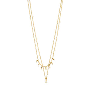Pilgrim - Sia Gold Plated 2-in-1 Necklace