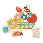 Load image into Gallery viewer, Threadbear - Happy Stacking Garden Wooden Toy
