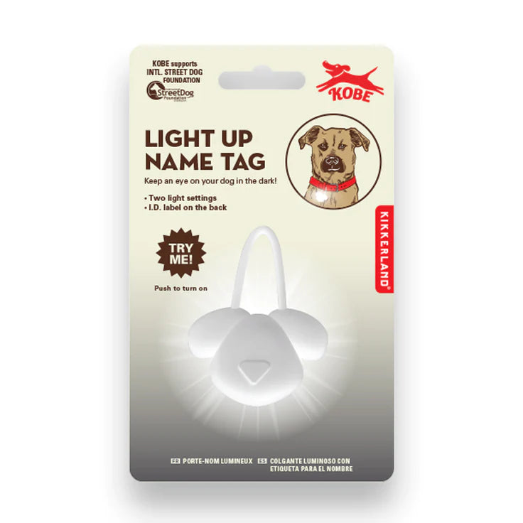 Kikkerland - Light Up Pet Name Tag