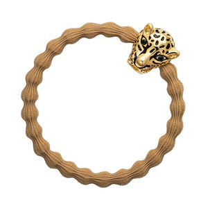 By Eloise - Camel Hair Band with Gold Jaguar