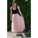 Load image into Gallery viewer, White Leaf - Last True Angel Tulle Skirt | Pink
