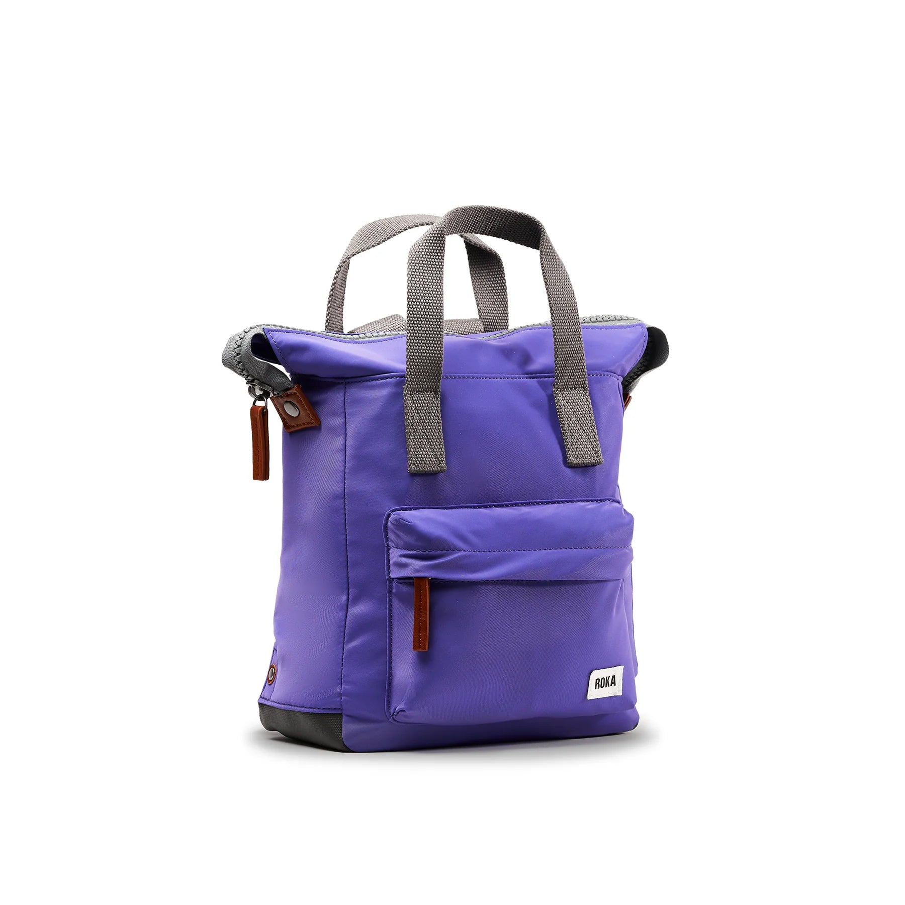 Roka London - Bantry B Small Sustainable Backpack Peri Purple