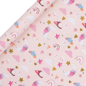 Glick - Wrapping Paper Roll 4m | Baby Pink