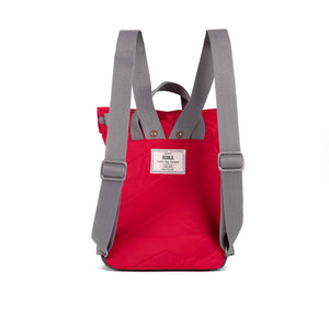 Roka London - Canfield B Small Sustainable Backpack in Mars Red