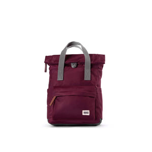 Roka London - Canfield B Small Sustainable Backpack in Port