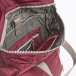 Load image into Gallery viewer, Roka London - Canfield B Small Sustainable Backpack in Port
