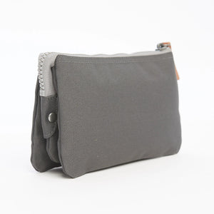 Roka London - Carnaby Recycled Canvas Bag | Small Carbon