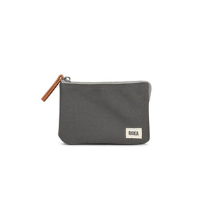 Roka London - Carnaby Recycled Canvas Bag | Small Carbon