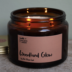 Load image into Gallery viewer, The Flora Lab - Woodland Glow Double Wick 500ml Candle
