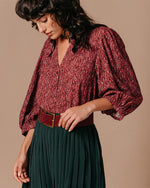 Load image into Gallery viewer, Grace and Mila - Lavande Blouse Pivoine
