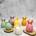 Load image into Gallery viewer, Goki Candle - Easter Bunny 2 Ears Up | Green Fresh Linen
