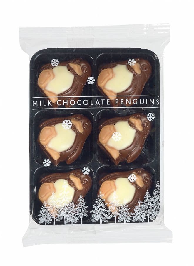 Van Roy - Milk Chocolate Penguin Figures with Hazelnut Filling