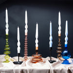 Load image into Gallery viewer, Mægen - Glass Candle Holder Rose Quartz
