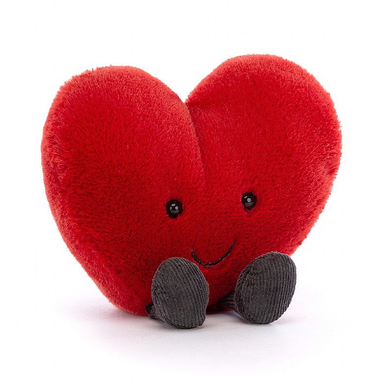 Jellycat - Amuseable Red Heart Small