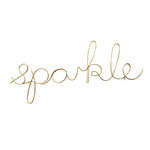 Load image into Gallery viewer, Bombay Duck - Sparkle Wire Word Gold
