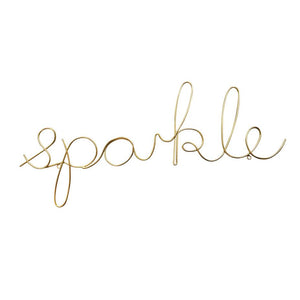 Bombay Duck - Sparkle Wire Word Gold