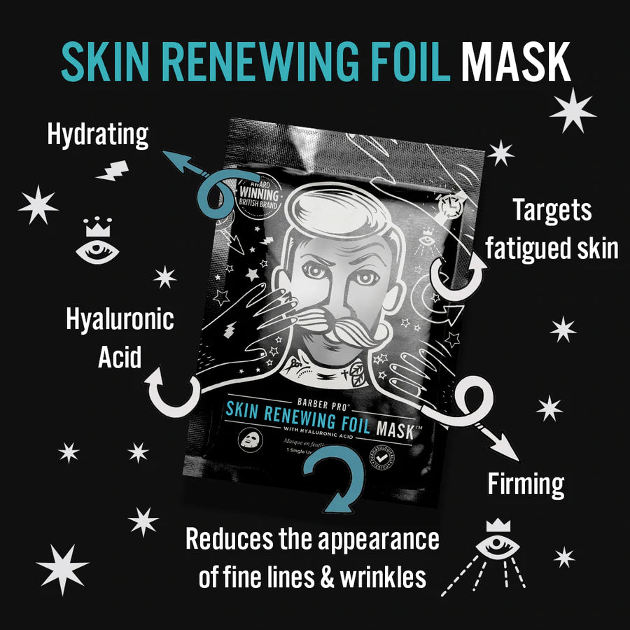 Barber Pro - Skin Renewing Foil Mask