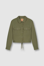 Load image into Gallery viewer, Rino &amp; Pelle - Brigitta Utility Jacket in Dark Olive
