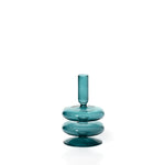 Load image into Gallery viewer, Mægen - Glass Candle Holder Ocean Teal
