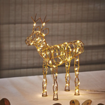 Load image into Gallery viewer, Lightstyle London - Large Gold Wire Reindeer
