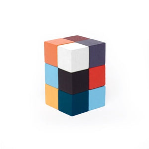 Kikkerland - Elasti Cube 3D Wooden Puzzle