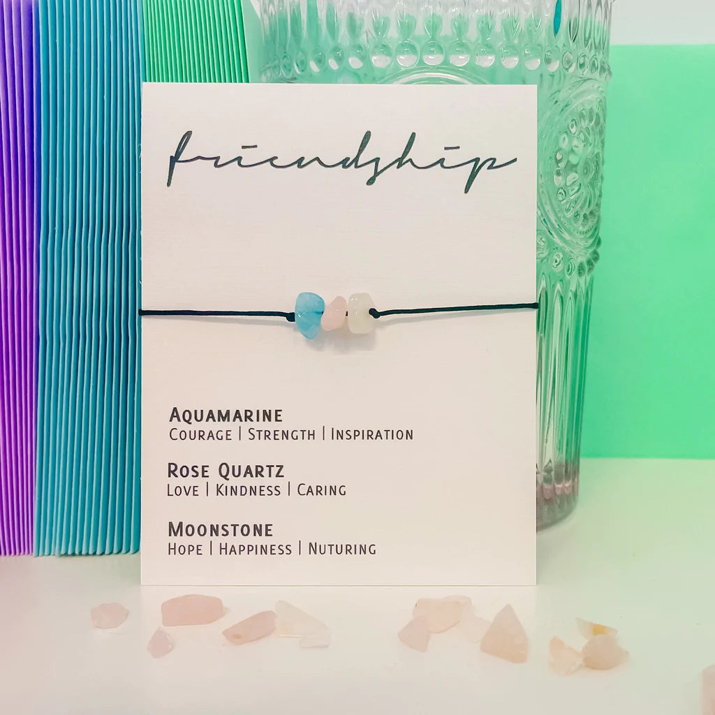 Molly & Izzie - Adjustable Crystal Bracelet 'Friendship'