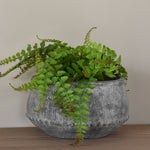Load image into Gallery viewer, Grand Illusions - Large Ribbed Planter Grey Wash
